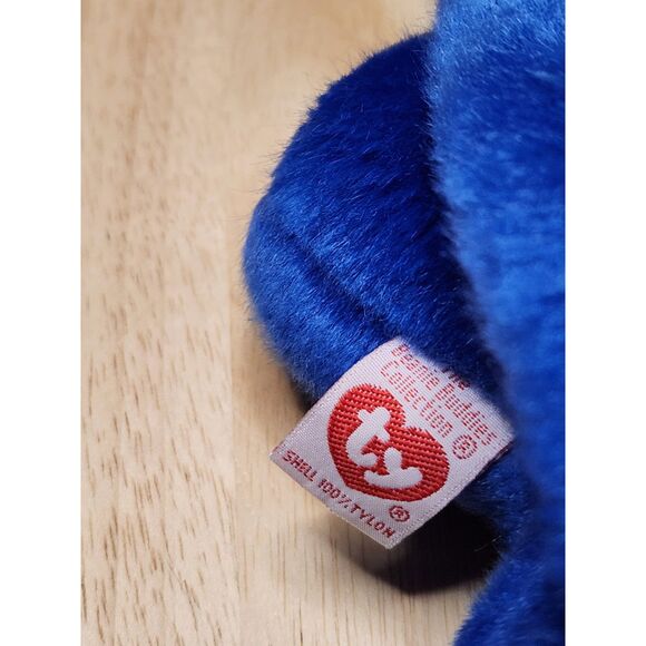 TY Beanie Buddies Plush – “Peanut” the Royal Blue Elephant – Collectible - Picture 5 of 8